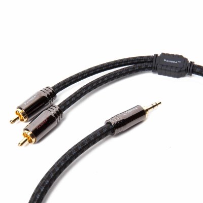 Pangea Audio Premier Interconnect Cable, 3.5mm to RCA