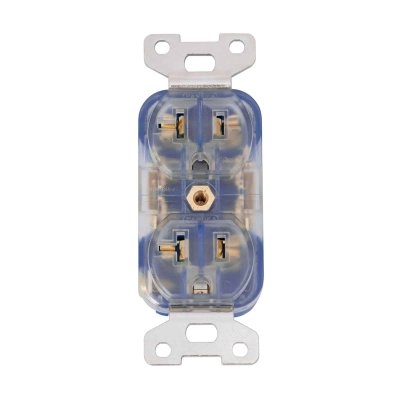 Pangea Audio Premier SE 20A Duplex Outlet (Blue)