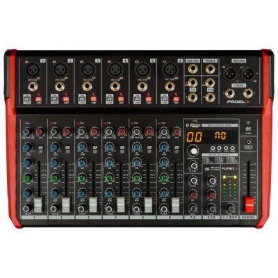 PROEL PLAYMIX10 | มิกเซอร์ อนาล็อก 10 ชาแนล 6 MONO 2 STEREO