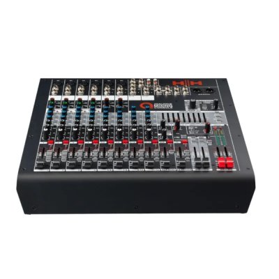 HH Electronics Q12FX Compact 12-channel analogue mixing console High-Quality DSP Effects 2x2 USB Audio interface I/O