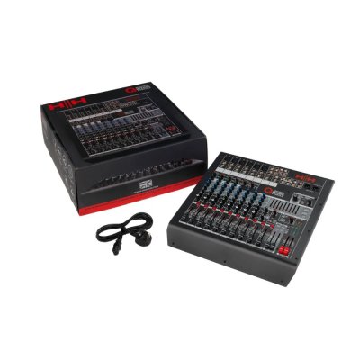 HH Electronics Q12FX Compact 12-channel analogue mixing console High-Quality DSP Effects 2x2 USB Audio interface I/O