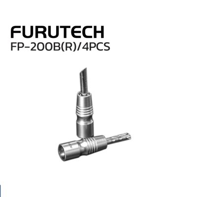 FURUTECH FP-200B(R) - High Performance Audio Banana Connectors (4 pcs./set)