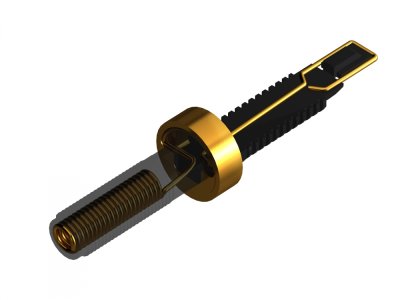 FURUTECH FT-867NCF (R) - High End Performance Alpha OCC Wire Binding Posts (2pcs/set)