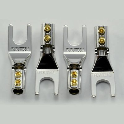FURUTECH FP-201(R) - High Performance Audio Spade Terminals (4 pcs./set)
