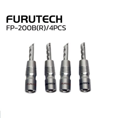 FURUTECH FP-200B(R) - High Performance Audio Banana Connectors (4 pcs./set)