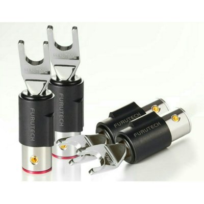 FURUTECH FT-211(R) -High End Performance Spade Connector (4 pcs./set)