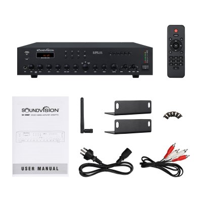 SOUNDVISION SA-300BT / 5 ZONES Mixing Amplifier 300Watts