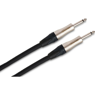 Hosa SKJ-250 Edge Speaker Cable, Neutrik 1/4 in TS to Same, 50 fT