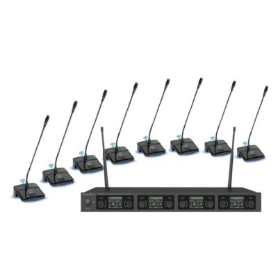 SOUNDVISION DWC-800 / 8 CH DIGITAL WIRELESS CONFERENCE MICROPHONE SYSTEM