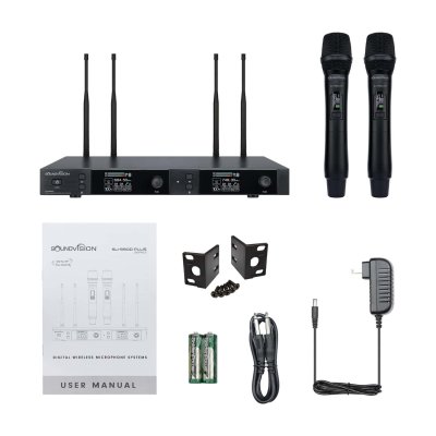 SOUNDVISION SU-990D/HTP PLUS ไมค์ไร้สายคู่ 2 ย่าน 694.5-02.7 และ 748.3-757.7 MHz ระยะ 120 เมตร