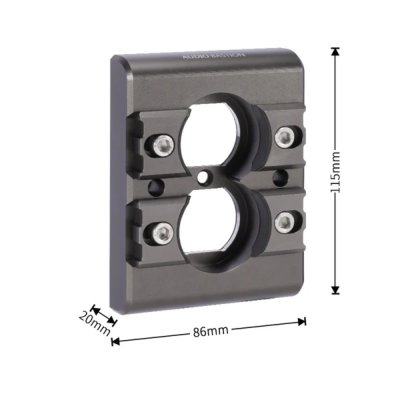 Audio Bastion ATLAS POWER SOCKET อุปกรณ์รับหัวปลั๊กไฟ  Socket (aluminum alloy) | Wall Plug Panel Fixed Line Clip