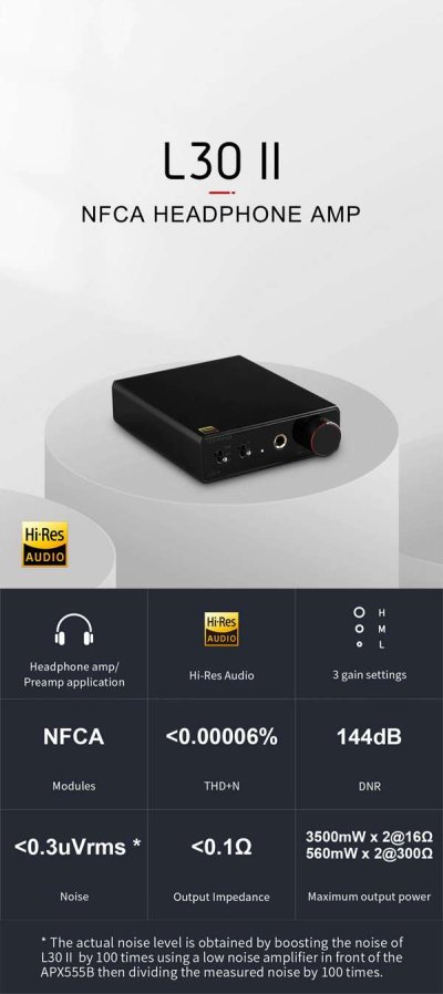Topping L30ii NFCA Headphone Amplifier