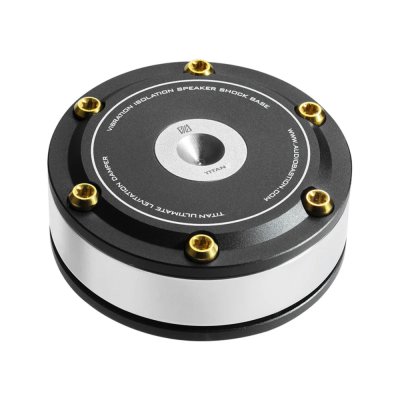 Audio Bastion Titan Silencer  Speaker Spike Pad, Amplifier Foot Pad, and Sound Dampening Weight
