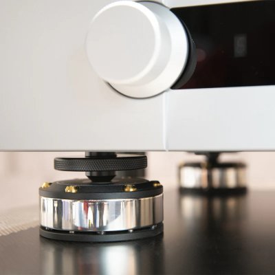 Audio Bastion Titan Silencer  Speaker Spike Pad, Amplifier Foot Pad, and Sound Dampening Weight