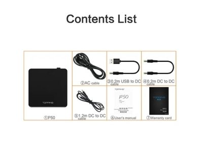 Topping P50 Regulated Linear Power Supply หม้อแปลงลดสัญญาณรบกวน สำหรับ Topping D50 D50s DX3 Pro D30