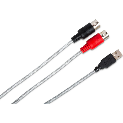 Hosa USM-422 Tracklink Cable MIDI to USB Interface MIDI I/O to USB Type A 6ft