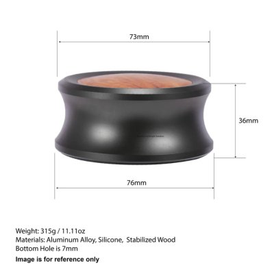 Audio Bastion Vinyl Record Weight Stabilizer with Protective Pad for All EP and LP Records