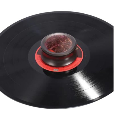 Audio Bastion Vinyl Record Weight Stabilizer with Protective Pad for All EP and LP Records