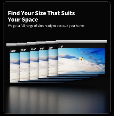 จอ DROP DOWN  ALR Black Crystal 120"