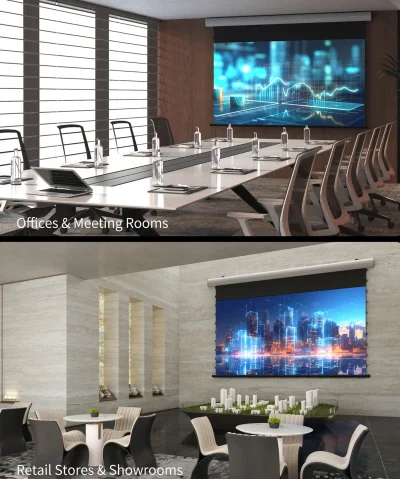 จอ DROP DOWN  ALR Black Crystal 120"