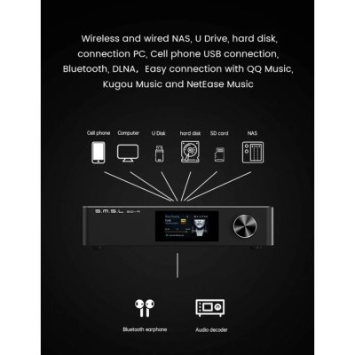 SMSL SD-9 DAP ตั้งโต๊ะระดับ Hi-Res รองรับ MQA