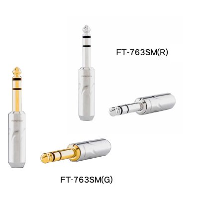 FURUTECH FT-763SM(G) - 6.3mm stereo Connector