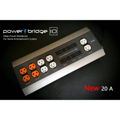 Clef Powerbridge-10 20A ปลั๊กรางกรองไฟ กันฟ้าผ่า ไฟกระชากแบบ 10 ช่องเสียบ