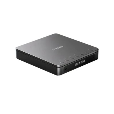 FiiO DM13 เครื่องเล่น CD รุ่นแรก พร้อมหน้าจอแสดงผล ปุ่มควบคุมการเล่น ช่องเสียบหูฟัง