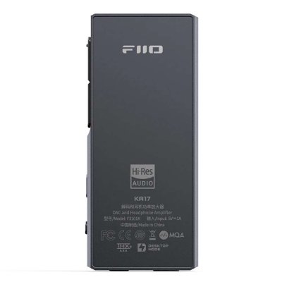 FiiO KA17 DAC/AMP พกพาชิป DAC คู่ ESS ES9069Q แอมป์ THX AAA 78+ รองรับ MQA