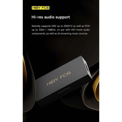 HiBy FC6 DAC/AMP พกพาแบบ R2R รองรับ MQA
