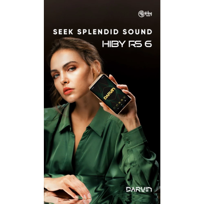 Hiby RS6 DAP เครื่องเล่นพกพา สถาปัตยกรรม Darwin รองรับ MQA