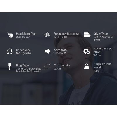 FiiO FH7 หูฟังระดับ Flagship 5ไดรเวอร์ (1dd + 4ba)