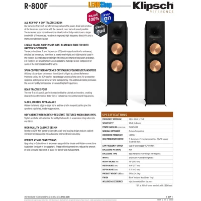KLIPSCH R-800F