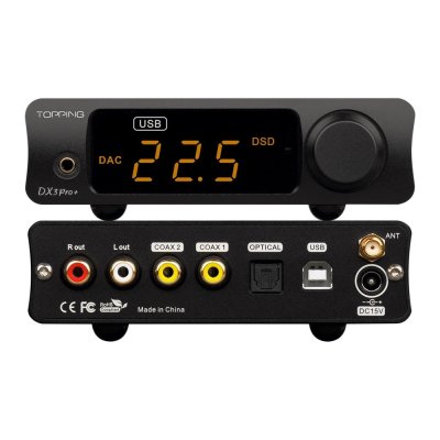 Topping DX3 PRO+ DAC&AMP ตั้งโต๊ะ รองรับ Dual Hi-Res