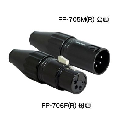FURUTECH FP- 706F(R) - 4 Pin Balanced XLR Connectors