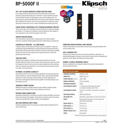 KLIPSCH RP-5000F II