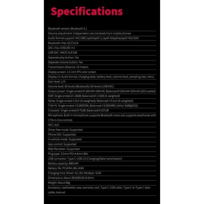 FiiO BTR7 Bluetooth DAC/AMP พกพา รองรับ MQA