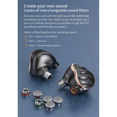 FiiO FH7 หูฟังระดับ Flagship 5ไดรเวอร์ (1dd + 4ba)