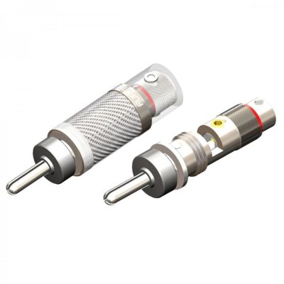 FURUTECH CF-202 NCF(R) - High End Performance Banana connector (Carbon fiber finish) (2pcs/set)