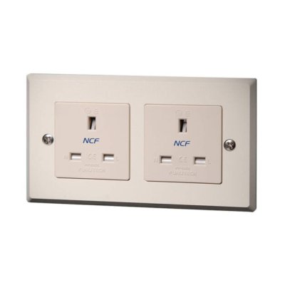 FURUTECH FP-1363-D(NCF)(R) - High Performance Duplex UK Mains Wall Sockets