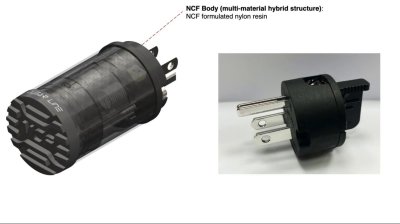 FURUTECH NCF Clear Line-US (NEMA AC male version)