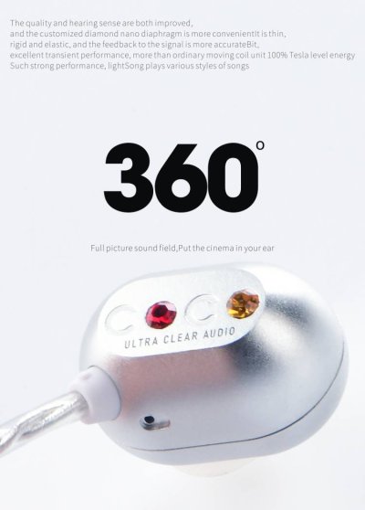 TFZ COCO HiFi IEM หูฟัง 1 ไดรเวอร์ Dynamic