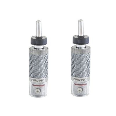 FURUTECH CF-202 NCF(R) - High End Performance Banana connector (Carbon fiber finish) (2pcs/set)