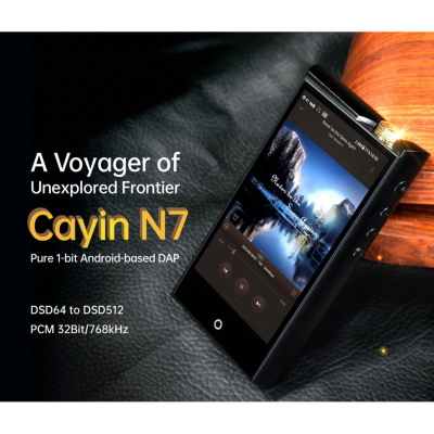 Cayin N7 DAP เครื่องเล่นพกพาระดับเรือธง ที่ใช้เครือข่ายตัวต้านทาน Pure 1-bit