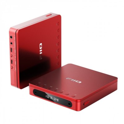 FiiO DM13 เครื่องเล่น CD รุ่นแรก พร้อมหน้าจอแสดงผล ปุ่มควบคุมการเล่น ช่องเสียบหูฟัง