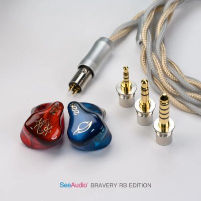 See Audio Bravery Limited หูฟัง IEMs 4 ไดรเวอร์ รุ่นพิเศษ