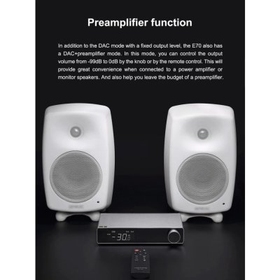 Topping E70 DAC ตั้งโต๊ะ รองรับ Dual Hi-Res