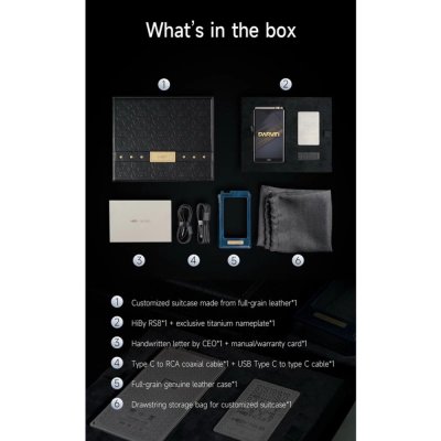 Hiby RS8 DAP เครื่องเล่นพกพาระดับเรือธงแห่งยุค รองรับ MQA