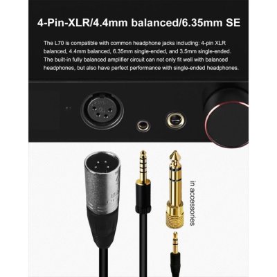 Topping L70 Full Balanced NFCA Headphone Amplifier
