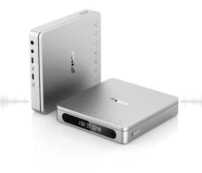 FiiO DM13 เครื่องเล่น CD รุ่นแรก พร้อมหน้าจอแสดงผล ปุ่มควบคุมการเล่น ช่องเสียบหูฟัง